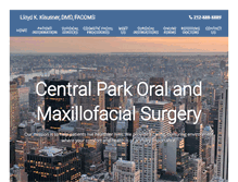 Tablet Screenshot of centralparkoms.com